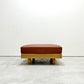 マスターウォール MASTERWAL レイジー デニッシュ ソファ LAZY DANISH SOFA オットマン 本革張り ブラウン 北海道オーク無垢材 アカセ木工 ●