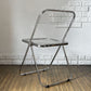 アノニマカステッリ ANONIMA CASTELLI プリアチェア PLIA チェア クリア クロームフレーム ジャンカルロ・ピレッティ Giancarlo Piretti イタリア A ◎