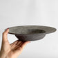 吉田次朗 リムボウル スープ皿 深皿 ホワイトグレー Lサイズ Φ26cm 陶器 現代作家 ■