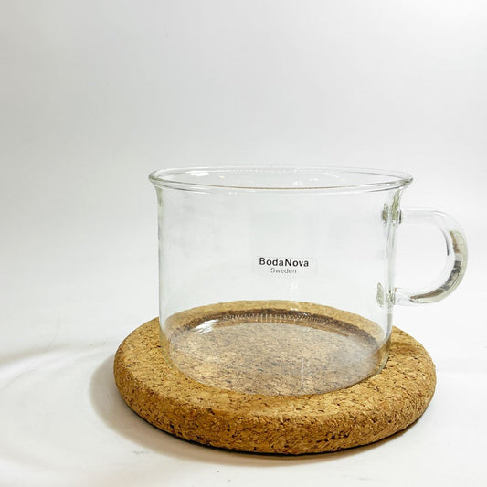 ボダノバ Boda Nova ガラスカップ ＋ コルクマット 耐熱ガラス シグネ・ペーション・メリン Signe Persson Melin 北欧食器 スウェーデン ★