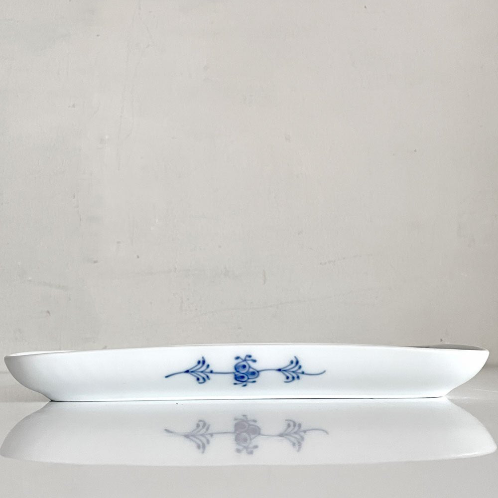ロイヤルコペンハーゲン ROYAL COPENHAGEN ブルーフルーテッド Blue Fluted ジャパニーズ Japanese スクエアプレート 平皿 角皿 w22cm デンマーク製 北欧 廃番 A ■