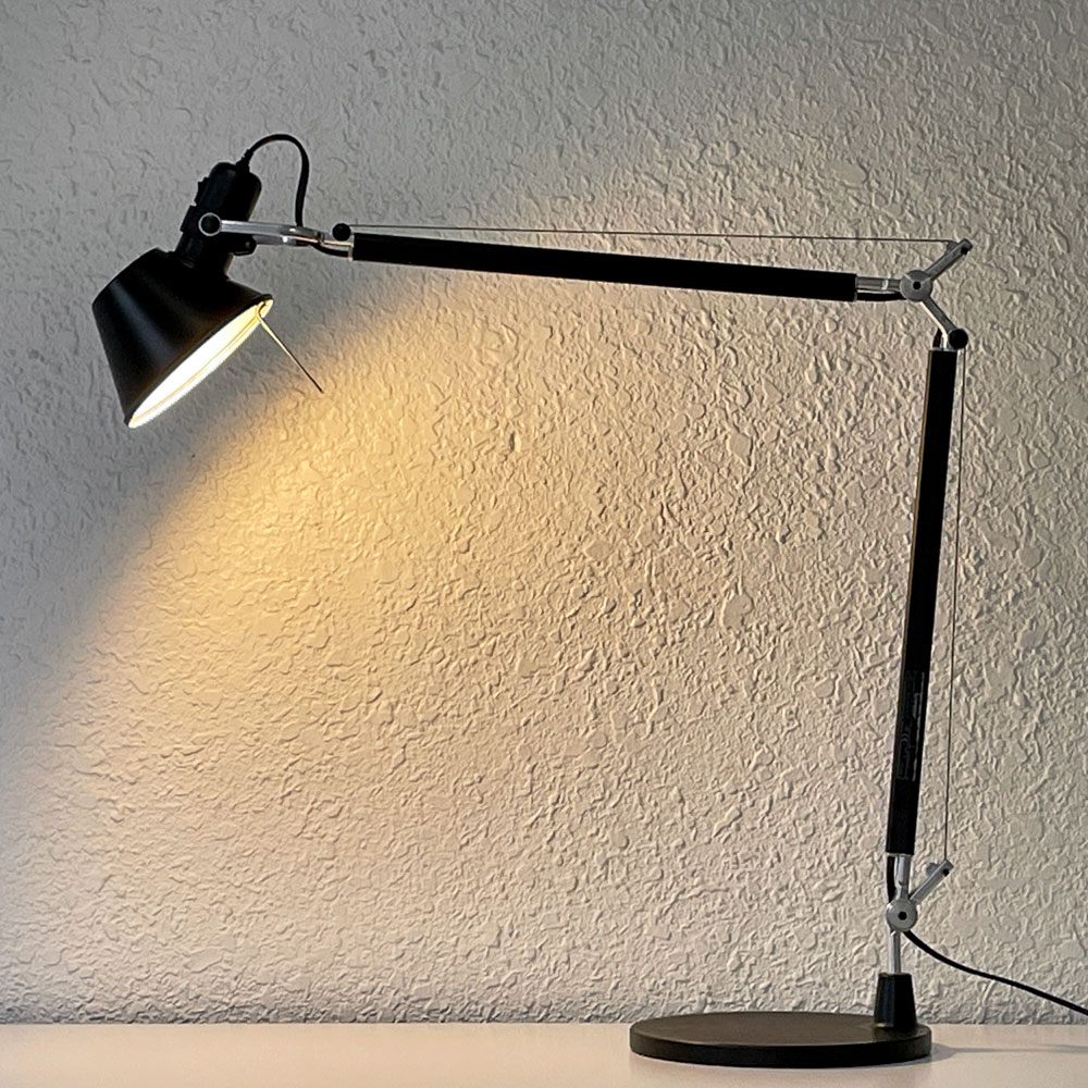 アルテミデ Artemide トロメオ TOLOMEO タボロ TAVOLO デスクライト テーブルランプ ブラック ミケーレ・デ・ルッキ Michele De Lucchi ◇