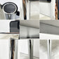 USMモジュラーファニチャー USM Haller USMハラーテーブル ワーキングデスク ダイニングテーブル W125×D75×H74cm パールグレーラミネート(ホワイト) 高さ調整機能付 ●