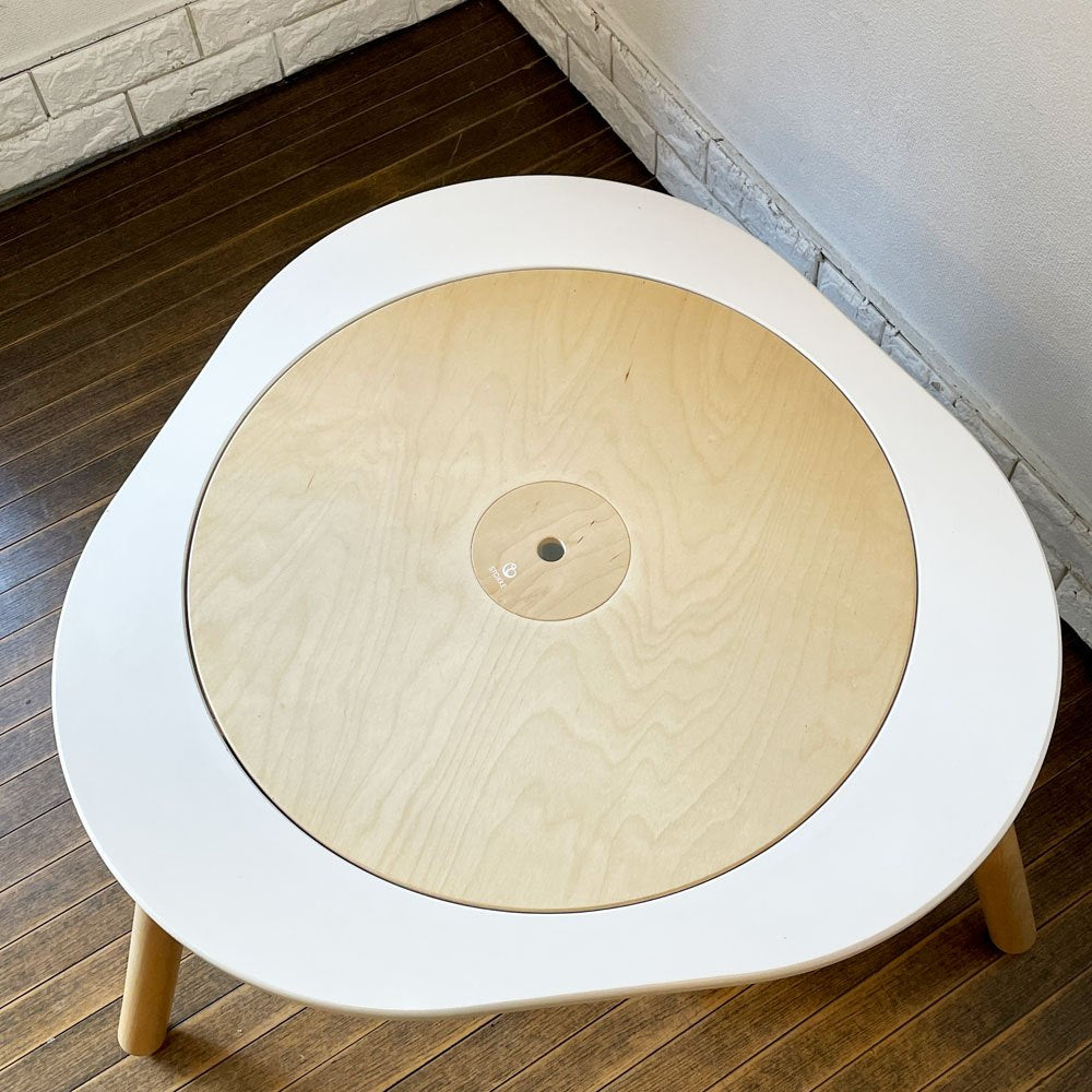 ストッケ STOKKE ミューテーブル Mu Table ホワイト キッズテーブル オプション多数 ノルウェー 北欧家具 合計定価：￥53,570- ◎