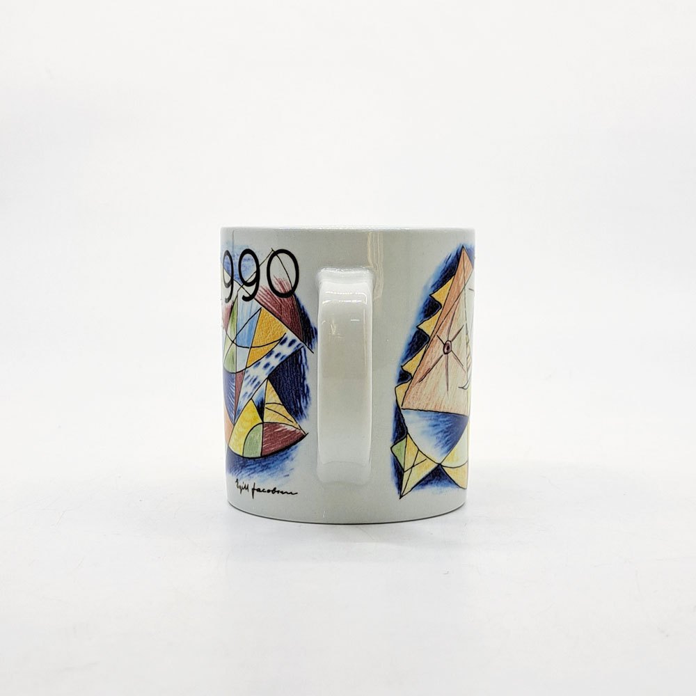 ロイヤルコペンハーゲン ROYAL COPENHAGEN イヤーマグ year mug アニュアルマグ Sサイズ 1990年 北欧ビンテージ デンマーク ●