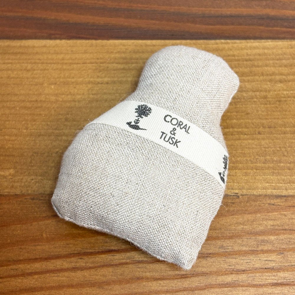 コーラルアンドタスク Coral & Tusk パピーラブポケットピロー Puppy Love Pocket Pillow クッション 30×30cm リネン カバーリング 刺繍 ●