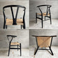 カールハンセン＆サン Carl Hansen & Son CH24 Yチェア ブラックラッカー ビーチ材 ペーパーコード ハンス・J・ウェグナー デンマーク 北欧家具 日本仕様 座面張替済  A ♪