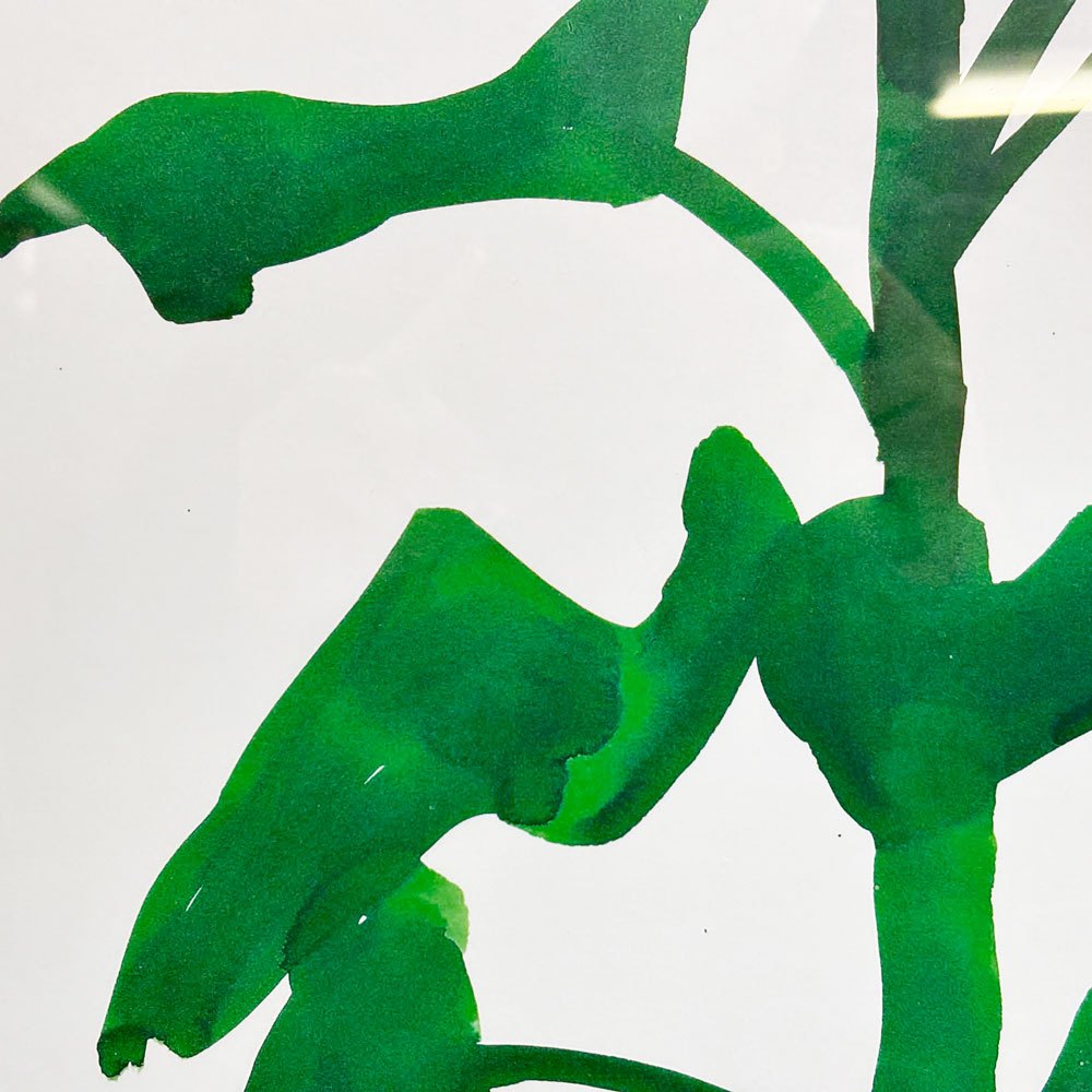 エルズワース・ケリー Ellsworth Kelly LOUISIANA ON PAPER 展覧会ポスター ひまわり サンフラワー Sunflower 2012年 ルイジアナ近代美術館 デンマーク 額装品 ●