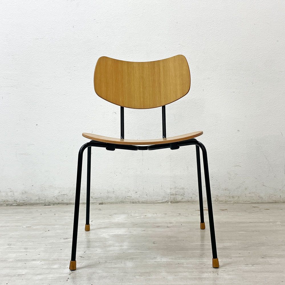 カールハンセン＆サン Carl Hansen & Son VLA26T Vegaチェア スタッキングチェア オーク材 ブラックスチール オイルフィニッシュ B ●