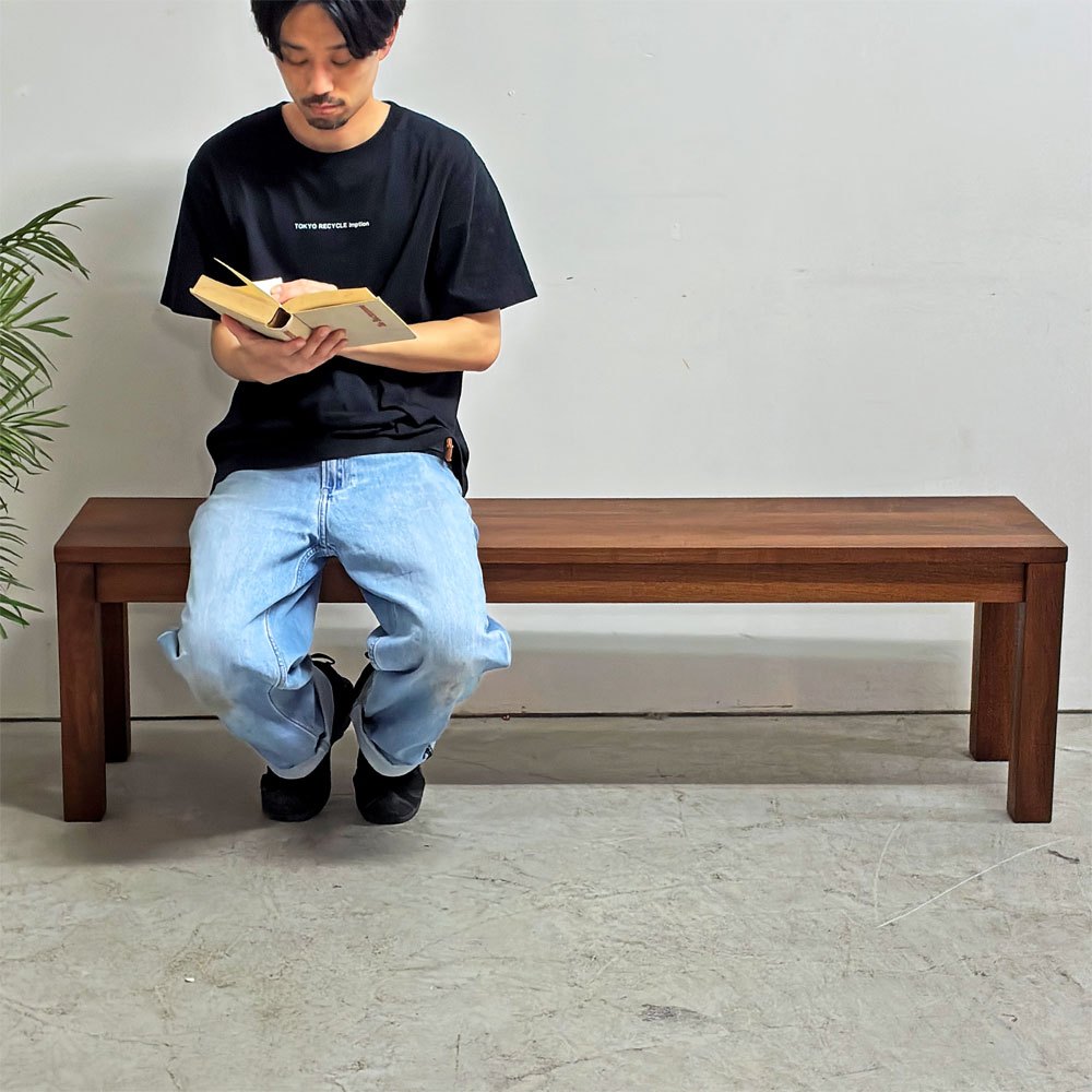 ブランチ BRUNCH ケント KENT ベンチ ウォールナット材 W150cm ナチュラルモダン ●
