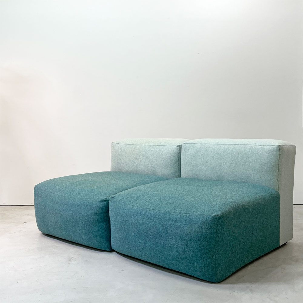 ヘイ HAY マグス MAGS SOFT モジュラーソファ S1063x2 2人掛けソファ アームレス ソファ ファブリック ダウン W157cm 北欧モダン ●