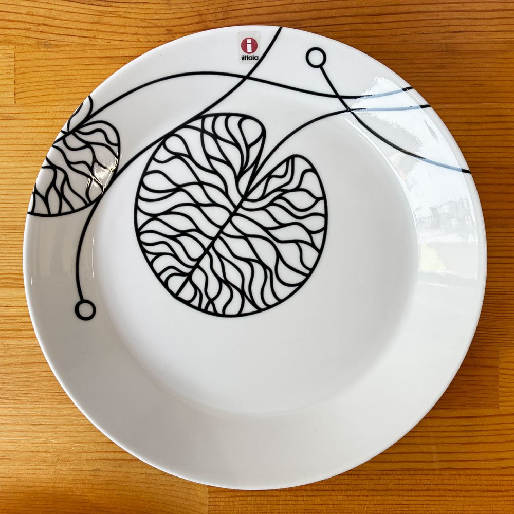 イッタラ × マリメッコ iittala × marimekko ボットナ BOTTNA プレート 21cm 2枚セット アンナ・ダニエルソン Anna Danielsson 北欧食器 フィンランド 廃番 C ◇