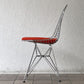 ヴィトラ vitra ワイヤーチェア Eames Wire Chair DKR5 エッフェルベース クローム シートパッド付 レッド C&R イームズ ミッドセンチュリー ◇