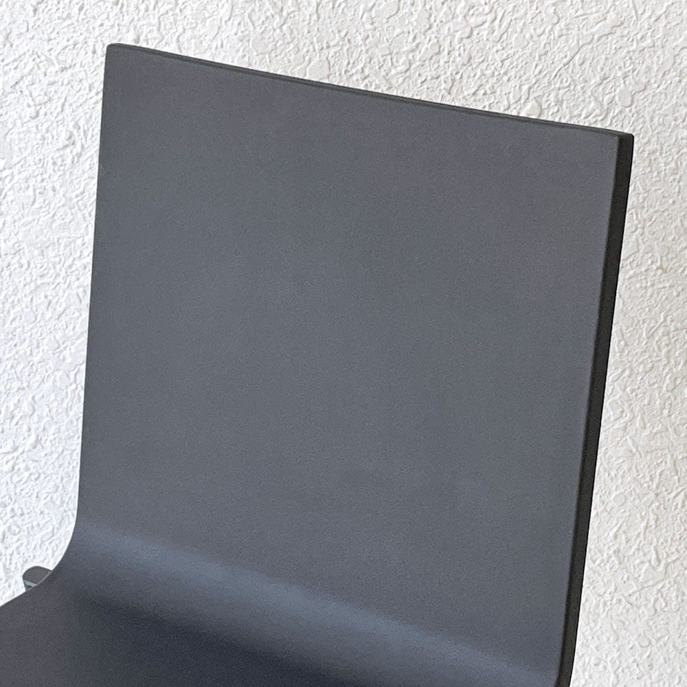 ヴィトラ vitra. ゼロスリー .03 ダイニングチェア スタッキングチェア マールテン・ヴァン・セーヴェレン Maarten Van Severen ブラック B ◇