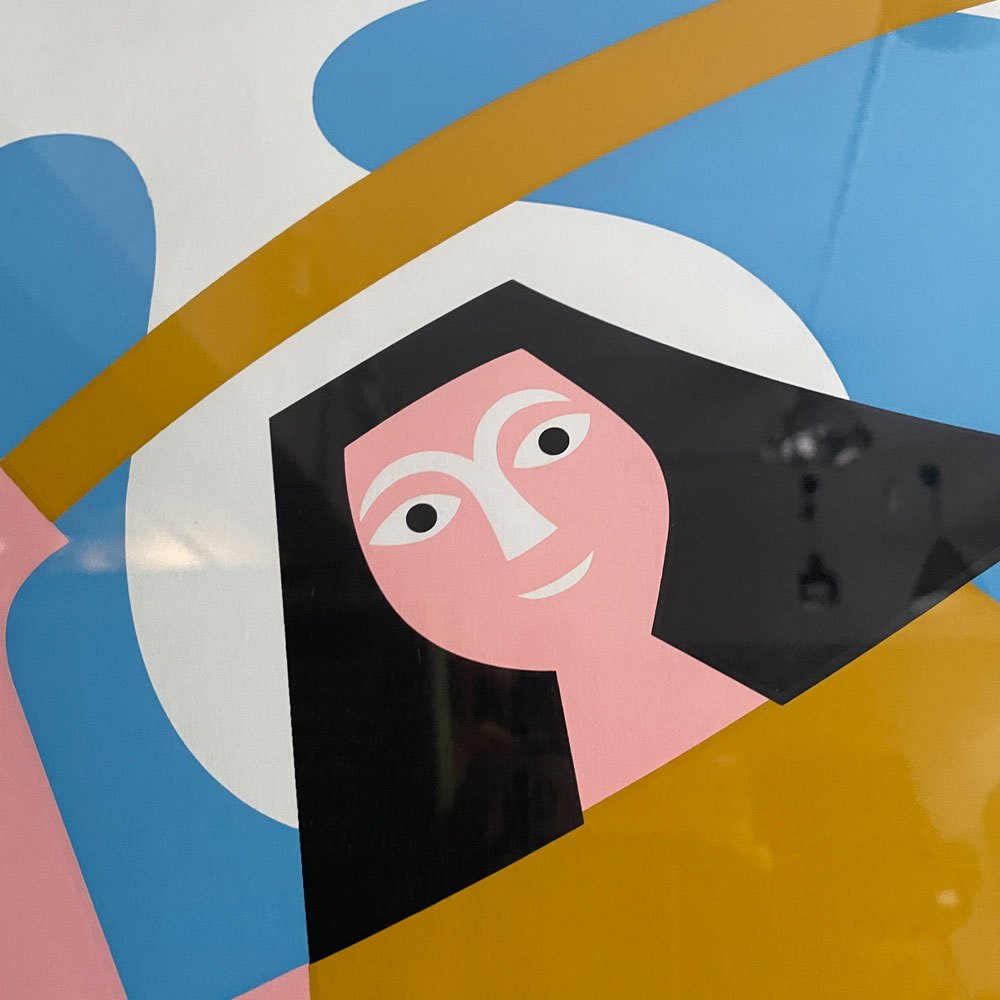 アレキサンダー・ジラード Alexander Girard The Magic of a People 1968 シルクスクリーン アートポスター 額装品 復刻 ♪