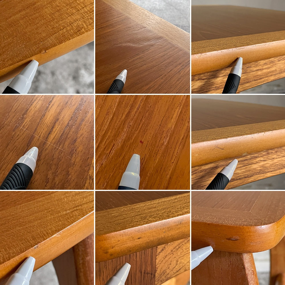 ネイサンファニチャー NATHAN Furniture バーリントン Burlington ネストテーブル チーク材 3連 入れ子式 UKビンテージ ■