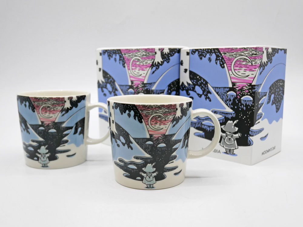 アラビア ARABIA ムーミン マグカップ ムーミンデイ ムーミンの日 Moomin's Day Mug 2021年 一日限定販売 箱付き 未使用品 A ●