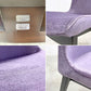 カワジュン KAWAJUN ドリディナチェア DORIDINA CHAIR ファブリック パープル モールドウレタン 美品 B 〓