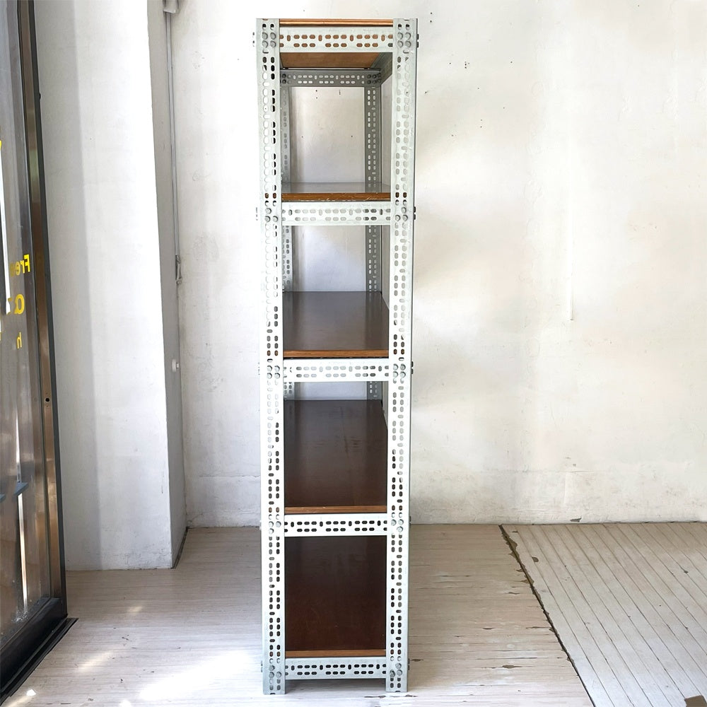 リオン LYON アングルシェルフ SLOTTED ANGLE SHELF 5段 オープンシェルフ インダストリアル P.F.S取扱 ★