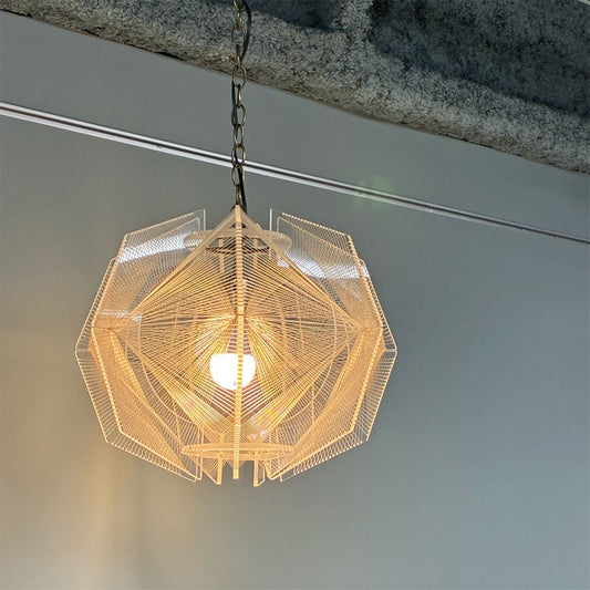 ROAM AND HAAS USビンテージ ストリングス ペンダントライト ミッドセンチュリー アクリル 1960-70'S ◎