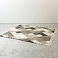 ノーチェ NOCE ウールモザイクラグ WOOL MOSAIC RUG 手機織り インドキリム ラグマット インド綿 197 × 146 cm ブラウン系 ●