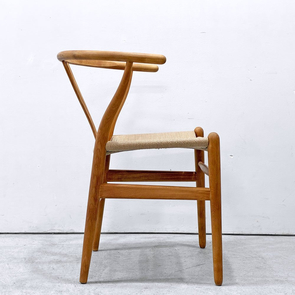 カールハンセン＆サン Carl Hansen & Son CH24 Yチェア オイルフィニッシュ ビーチ材 ハンス・J・ウェグナー デンマーク ペーパーコード張替済 日本仕様サイズ ビンテージ B ●