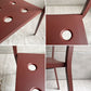 ヘイ HAY バルコニーチェア BALCONY CHAIR ダイニングチェア ガーデンチェア アイアンレッド ロナン＆エルワン・ブルレック 北欧 デンマーク 2脚SET 合計定価￥88,000-♪