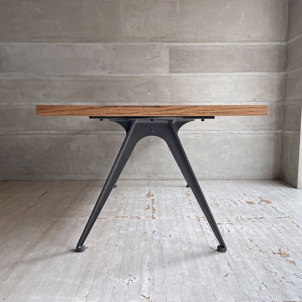 クラッシュゲート CRASH GATE ノットアンティークス Knot antiques ヨーク YORK ダイニングテーブル オーク無垢集成材 鋳鉄脚 廃番 ♪