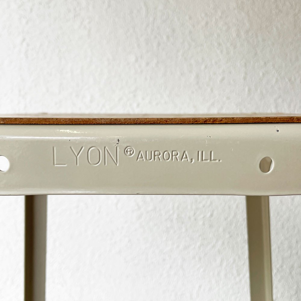 リオン LYON ファクトリー スツール FACTORY STOOL Lサイズ Putty White プレスウッドシート パシフィックファニチャーサービス P.F.S取扱 D ◇