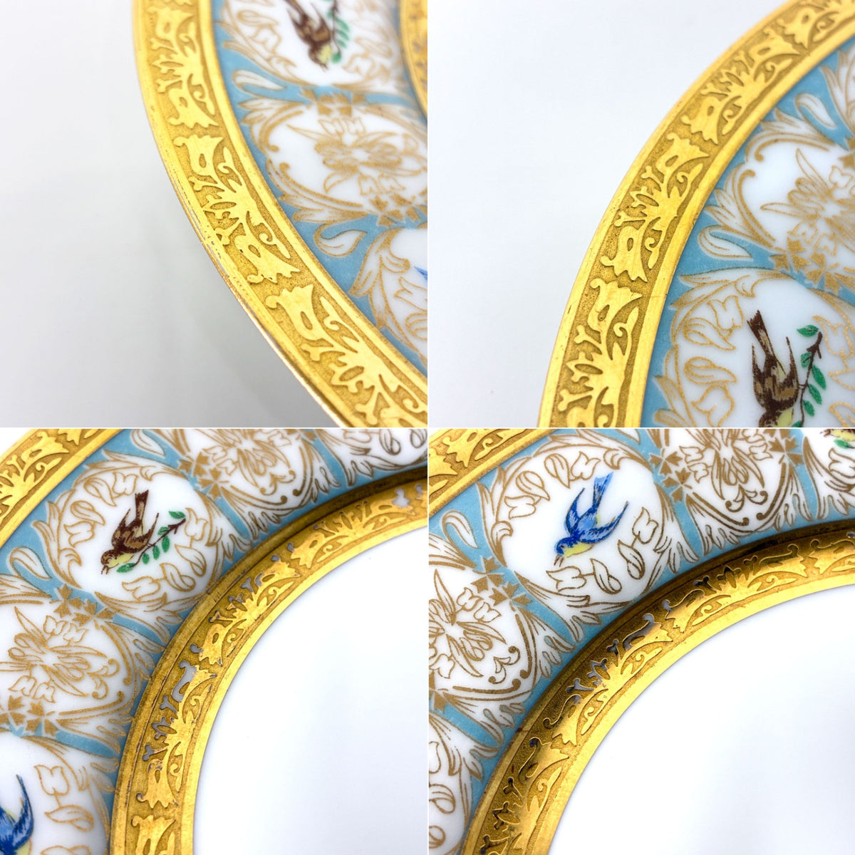 アビランド HAVILAND ベンガリス Bengalis ヴィクトリアンスワロー 19cm プレート リモージュ LIMOGES 三越特別製造版 E ◎