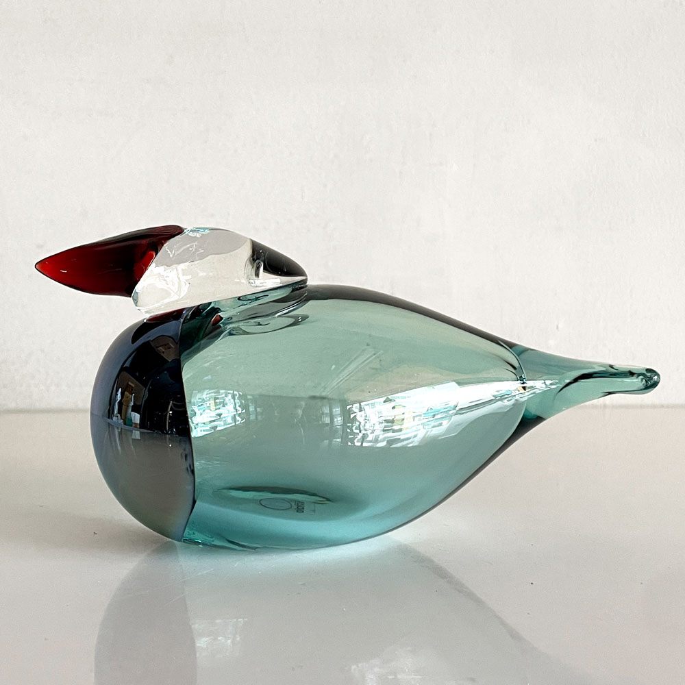 イッタラバード iittala Bird バーズバイトイッカ Birds by Toikka クイーンフィッシャー Queenfisher シーブルー 2019年限定 オイバ・トイッカ Oiva Toikka 箱付 北欧雑貨 ■