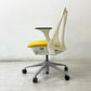 ハーマンミラー Herman Miller セイルチェア SAYL Chair デスクチェア リクライニング 旧モデル イヴ・ベアール ホワイトｘイエロー 2014年製 ●