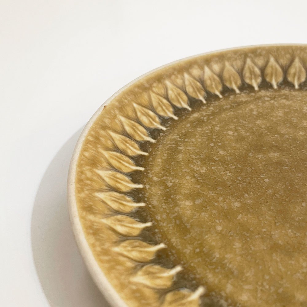 クロニーデン KRONJYDEN レリーフ Relief  ケーキプレート 直径16.5cm イェンス クイストゴー デンマーク 北欧食器 B ◎