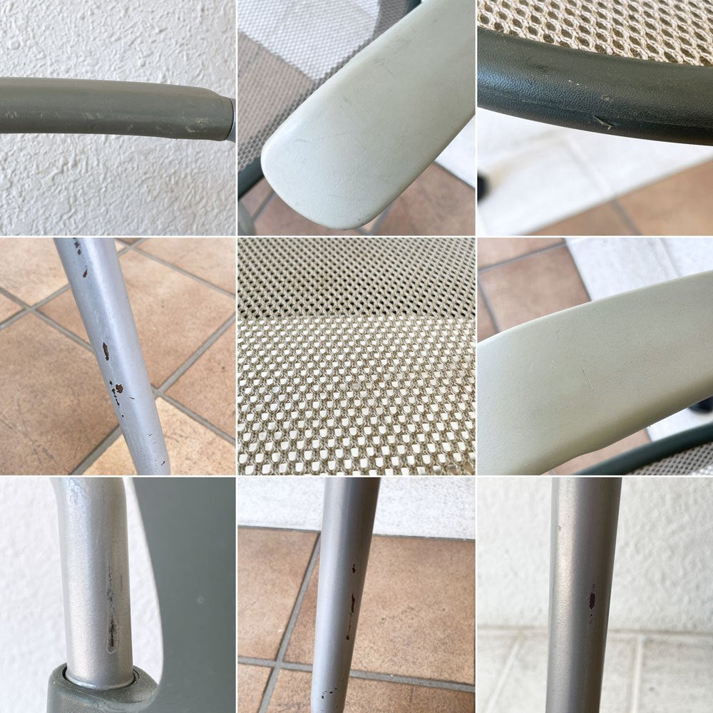 ハーマンミラー Herman Miller ケイパーチェア Caper Chair アームチェア キャスター付き スタッキングチェア ジェフ・ウェバー 現状品 A ◇
