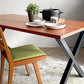 かなでもの KANADEMONO ザ・テーブル THE TABLE デスク ブラックチェリー材 X脚 ブラックスチール W160 x D80cm 定価￥108,000- ■
