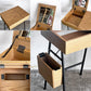 ジャーナルスタンダードファニチャー journal standard Furniture j.s.F リル バニティ デスク LILLE VANITY DESK ドレッサー オーク材 アイアン ボックス付  内蓋 S字フック 欠品 インダストリアル ■