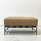 ジャーナルスタンダードファニチャー j.s.F ラバルセクショナル LAVAL SECTIONAL オットマン スツール レザー調ファブリック スチール 工業系 ●