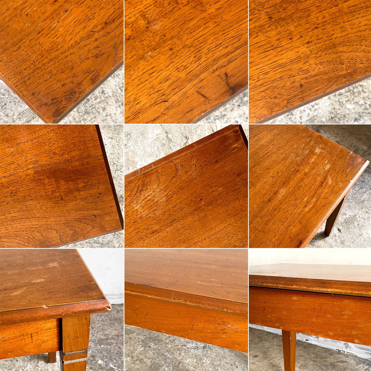 ビンテージ vintage 木製テーブルベンチ 天板収納付き W76.5cm ■