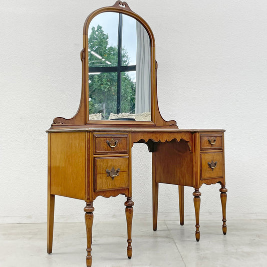 バーキー&ゲイファニチャー Berkey&Gay Furniture Co. ドレッシングテーブル Dressing Table with Mirror USアンティーク 高級家具ブランド 〓