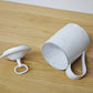 アスティエドヴィラット Astier de Villatte キーモチーフ 蓋付き マグカップ ARTS&SCIENCE フランス ◎