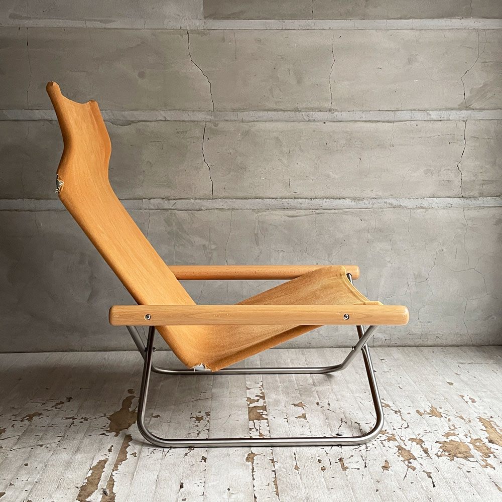 藤栄 FUJIEI ニーチェア エックス Ny chair X rocking フォールディングチェア ロッキング ナチュラル 新居猛 MoMA ♪
