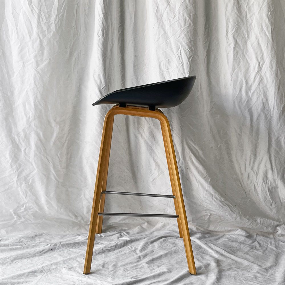 ヘイ HAY アバウトアスツール About a stool ブラック AAS32 LOW H75㎝ ハイスツール カウンターチェア 北欧モダン デンマーク ◇