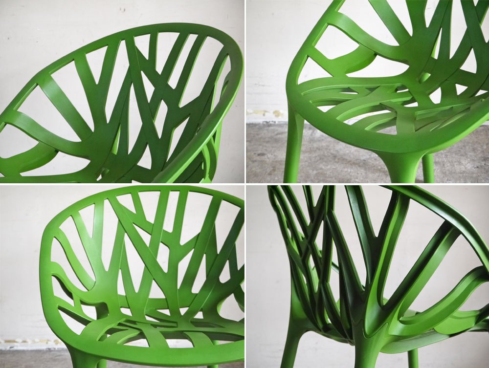 ヴィトラ Vitra ベジタルチェア Vegetal chair ダイニングチェア カクタスグリーン ロナン＆エルワン・ブルレック スタッキング B ■