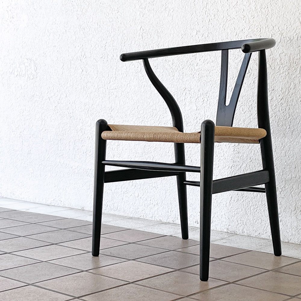 カールハンセン＆サン Carl Hansen & Son CH24 Yチェア ブラックラッカー ハンス・J・ウェグナー オーク材 ◇