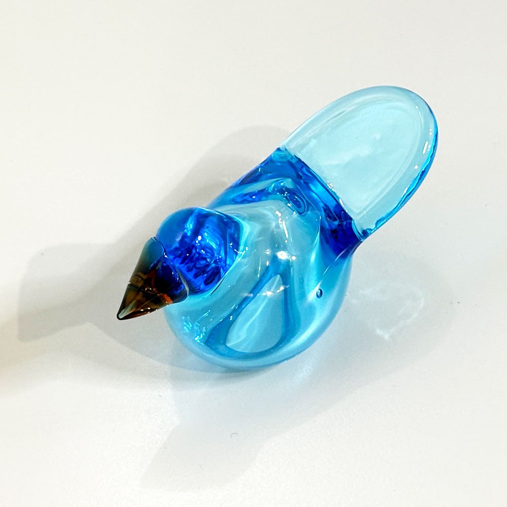 イッタラ iittala イッタラバード シエッポ Sieppo スカイブルー × セビリアオレンジ 2015年 167/1000 箱&テキスタイル付 オイバ・トイッカ SCOPE別注 ●
