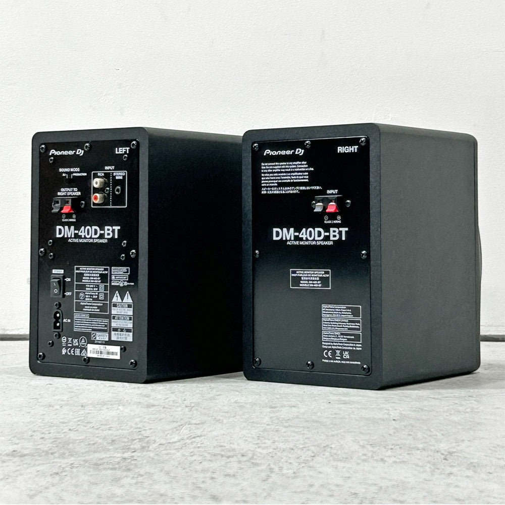 パイオニア Pioneer DJ DM-40D アクティブ モニタースピーカー ペア パワードスピーカー 2way デスクトップスピーカー Bluetooth接続 ●