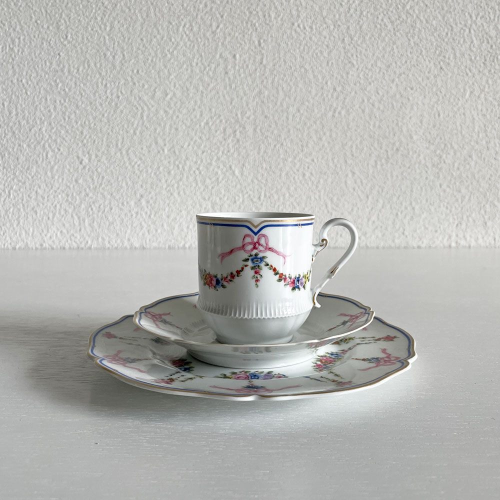 アビランド HAVILAND アルトワ Artois カップ＆ソーサー＆プレート トリオセット 全12点 リモージュ フランスビンテージ 〓