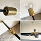 アクメファニチャー ACME Furniture ソリッドブラスランプ 5アーム ブラックアーム SOLID BRASS LAMP 5ARM BLACK 真鍮 シーリングライト ミッドセンチュリー 廃番カラー 参考定価￥143,000- ■