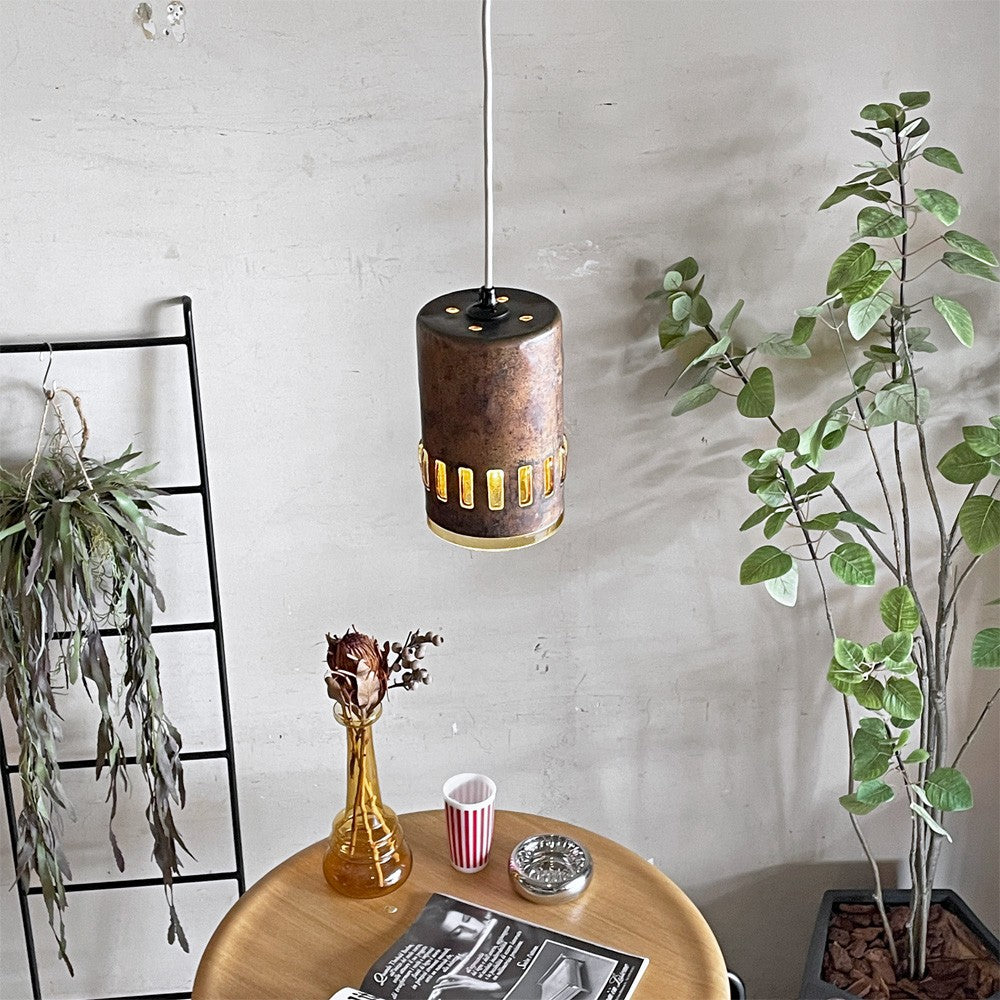 ラーク・アムステルダム Raak Amsterdam コッパー＆ガラス ペンダントライト Copper＆Glass Pendant Lamp ナニー・スティル Nanny Still オランダ ビンテージ Dutch Vintage ■
