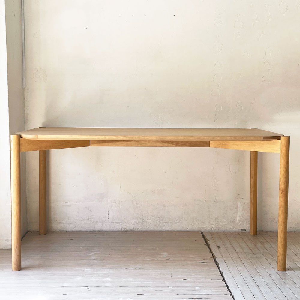 カリモクニュースタンダード Karimoku キャストール ダイニングテーブル CASTOR TABLE 150 国産ナラ材 ピュアオークカラー 定価￥145,200- 美品 ★